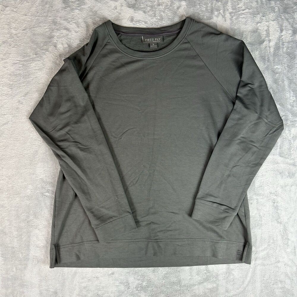 FREE FLY Women's Bamboo Long Sleeve Top Size Large